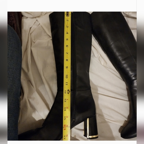 Karl Lagerfield signature knee high boots 8.5 - Picture 11 of 15